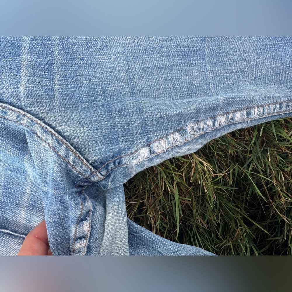 70s Vintage Wrangler Dual Front Zipper Bell Bottoms Sz 28 - Picture 6 of 12